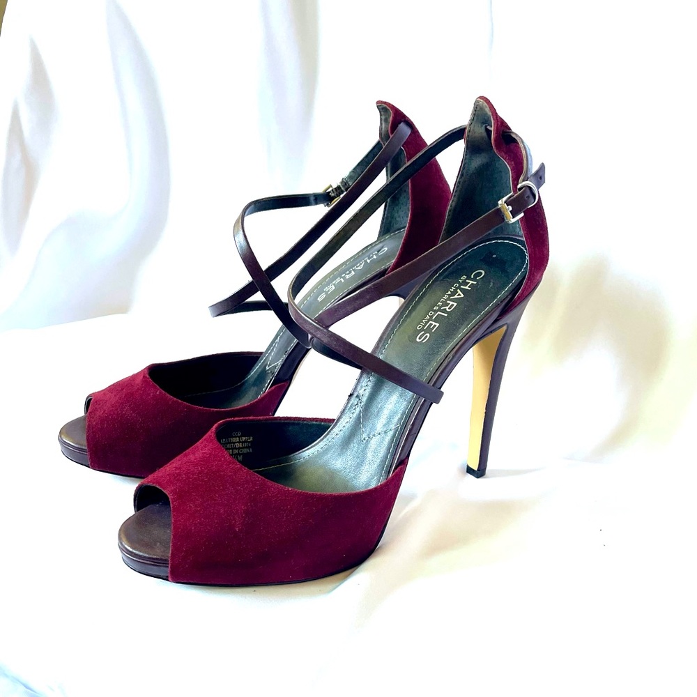 Charles by Charles David Peep Toe Heels